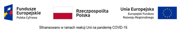 Logo instytucji finansującej projekt