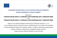 opis dofinansowania zadań