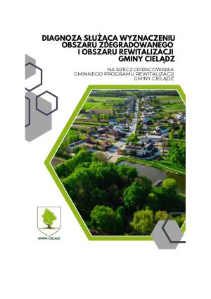 Gmina Cielądz z lotu ptaka