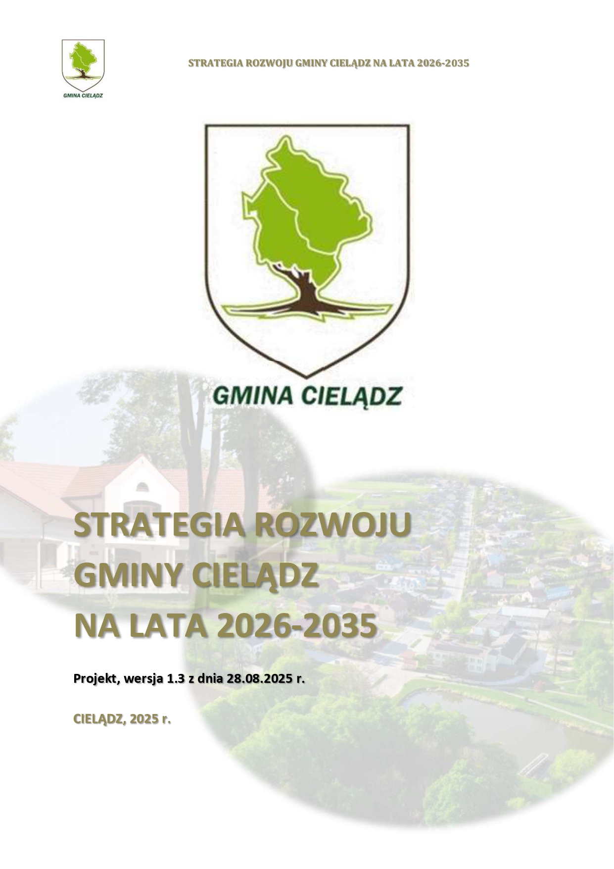 KONSULTACJE SPOŁECZNE projektu Strategii Rozwoju Gminy Cielądz na lata 2026-2035