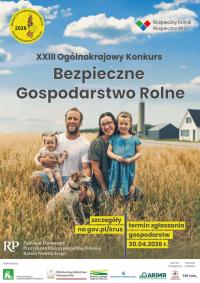 Bezpieczne gosporadrstwo rolne - Konkurs