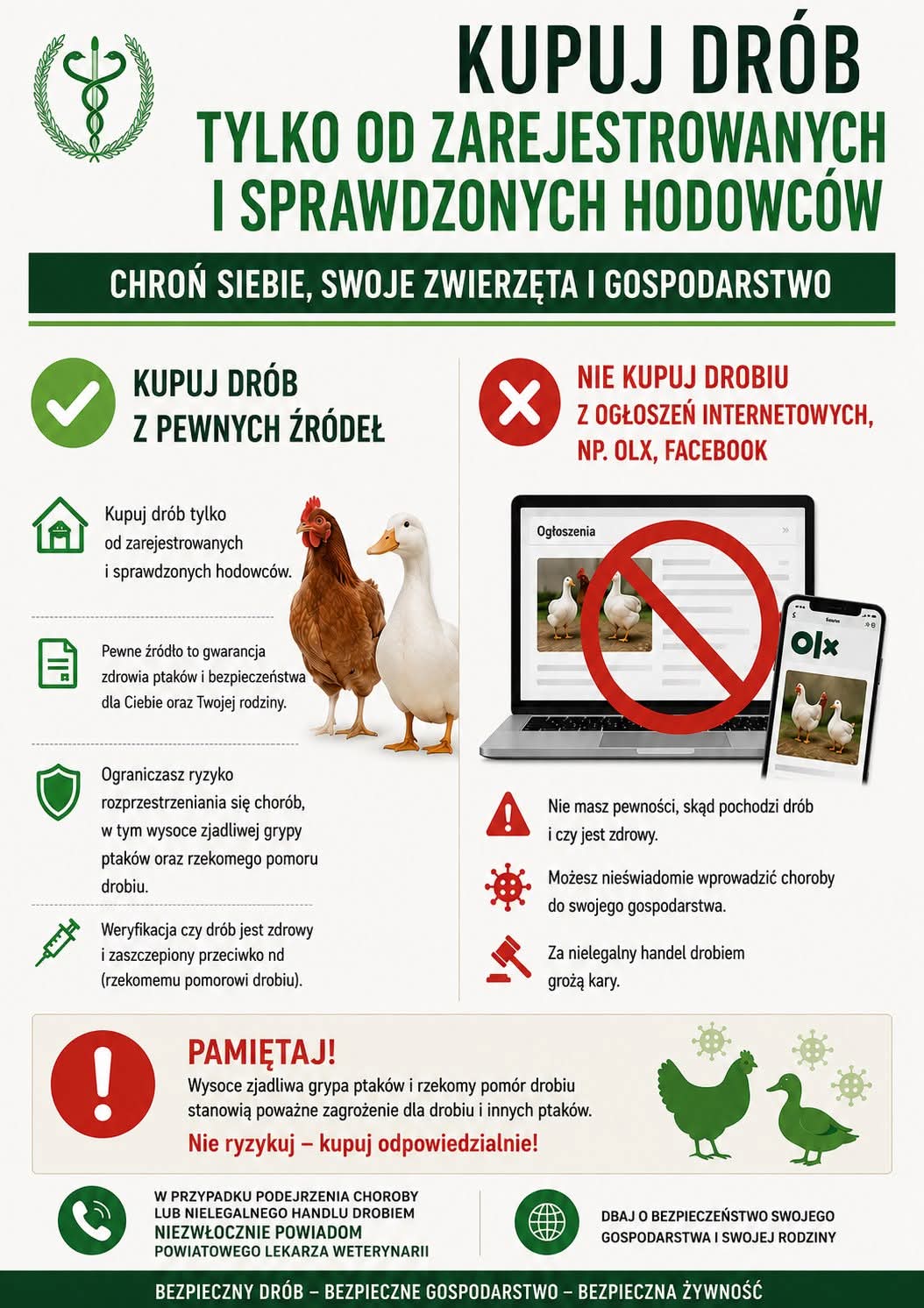 Komunikat dla rolników i hodowców